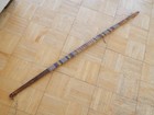 Vintage 48  T Mid Century Northern Plains Beaded Hide Backed Bow - Nice  