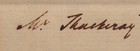 William Makepeace Thackeray - Third Person Autograph Note 11 21