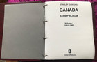 Canada 1851 To 1990 Stanley Gibbons Stamp Album With Over 2800 Stamps Collection