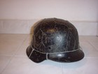 German Army Ww2 Wwii Repro Helmet Half Basket Chicken Wire Camo Net