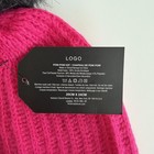 Victoria s Secret Black Pompon Warm Pink Knitted Beanie Winter  Angel Collection