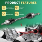 Front Cv Joint Shaft Assembly Pair For Accent Manual Trans Left Right 2019-2022