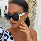 Prada Pr15ws 09q5s0 54mm Black Talc Dark Grey Women s Sunglasses