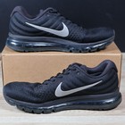 Nike Air Max 2017 Shoes Mens Size 13 Black Running Athletic Sneakers 849559-001