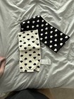 Gap Disney Fleece Red Ears Scarf Black Cream Hearts 60    Mickey Finger Pocket