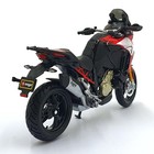 Burago 1 18 Scale 18-51089 - Ducati Multistrada V4 Motorbike - Red black