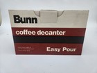 Vintage Bunn Easy Pour Glass Coffee Decanter Carafe Black Handle New In Box Nos