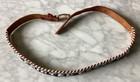 Indian Souvenir Bead Belt  painted Desert  Arizona Size 28 Gc