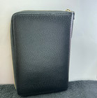 Kate Spade New York Black Leather Zip-around 6-ring Planner Organizer Binder