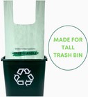 Bpi Certified 8 Gallon Extra Thick Compostable 15 Count  pack Of 1   Green 