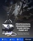 Transmission Fluid Pump 3l Capacity 12 Adapters Pressure Gauge Tool