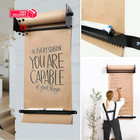Fitous 18  Kraft Paper Dispenser Wall Mount   butcher 18 Inches  Black