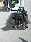 Bradco 84  Rock Bucket 3  Tine Spacing Skid Steer Mount Collect Rocks   Debris
