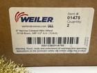 2x Of Weiler  01475 6  Narrow Face Crimped Wire Wheel  0118  Brass Fill  5 8-1 2