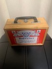 Budweiser Vintage Wooden Box  40  Year Old Collectible