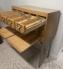 15-drawer Wood Vintage Card Catalog Cabinet On Original Stand