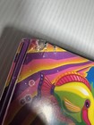 90   s Vtg Lisa Frank Dolphin Divers Tri-fold    trapper Keeper    Binder W folders