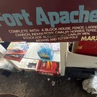 Marx Fort Apache Vintage Plastic Play Set W  Box   Instructions