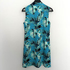 Tommy Bahama Women s M Golf Dress Palm Leaf Sleeveless Turquoise Blue Stretch