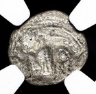 Anglo-saxon  Secondary Series  C  710-760  Silver Sceat  S-806  Ngc Xf Details