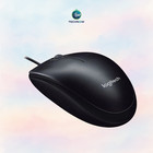 Logitech M100 Usb Optical Wired Mouse  Black 910-001601