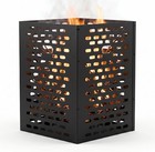 65 Gallon Ultra Thick Burn Barrel Heavy Duty Outdoor Incinerator Drum Burn Cage