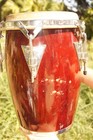 Latin Percussion Lp M Cohen 1987 Red Conga 15 h Hand Drum Vintage Grateful Dead