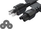 Listed 3 6 10ft 3 Prong Mickey Mouse Universal Ac Power Cord 3 Prong Nema 5-1   