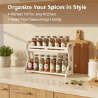 Spice Rack Storage Holder Space-saving For Home Kitchen Countertop Organizer 