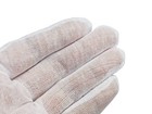       1 Dozen Pairs  Cotton - Light Weight Lisle Poly Glove White Inspection