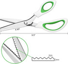 Pinking Shears Hardened Stainless Steel 9 Inch Zig Zag Scissors Fabric Sewing