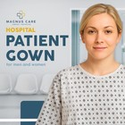 Gown For Woman   Men  Cotton Blend Fashionable Unisex Patient Gowns    