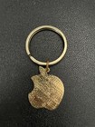 Vintage 1980s Apple Computer Rainbow Enamel Logo Key Ring