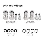 Hgkeke 2 Packs Ball Lock Keg Posts For Cornelius Stainless 2 Pair  1
