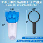 10  Clear Standard Whole House Water Filter System  25 Micron Sediment Filter
