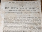 Compromise Of 1850 Speech Hon  Lewis Cass   Senators John C  Calhoun  Seward