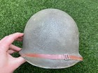 Restored Ww2 Us M1 Fixed Bale Helmet W  Westinghouse Rayon Liner 