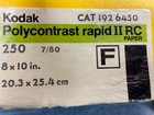 Vintage Kodak Polycontrast Rc Photo Paper - 8x10- 125 Sheets  1 2 Box 