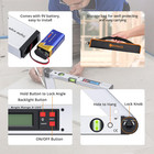 16 Inch Digital Angle Finder 225   Aluminum Protractor  Lcd Backlight  Bubble Lev