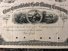 Cisco Cons Gold Mining Stock Specimen- Rare Meadow Lake  Nevada County  Cal 18xx
