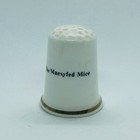 Birchcroft Fine England Bone China Maesyfed Mice Thimble - Mrs Price Jones