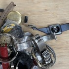 7 Lbs Broken Vintage Wrist Watch Lot Quartz Mixed Bulk  Parts Only Junk Repair