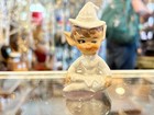 Mcm Lefton Winking Seated Pixie Elf Figurine Japan