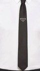 Black Men s Prada Re Nylon Tie Triangle Logo
