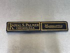 Antique Vintage Royal S Palmer Chicago Shaving Straight Razor Blade W  Box Nos