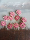 Lot Of 10  22mm Designer Button Pearl Chanel Button Replacement Gold Tone 