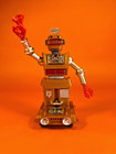 1968 Vintage Zeroid Zobor Zeroids Robot -runs- Super Clean- Nice  Ideal Toys