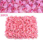 20pcs 16  X 24  Artificial Silk Flower Wall Panel Wedding Backdrop Floral Decor