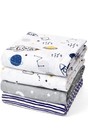 4 Pack Baby Muslin Swaddle Blankets  100  Cotton And Ultra Soft Breathable Re   