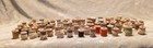 Vintage Wooden Sewing Thread Spools  Assorted Sizes Brands Shapes  Lot Of 70 